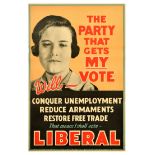 British Elections Poster Liberal Party Gets My Vote UK