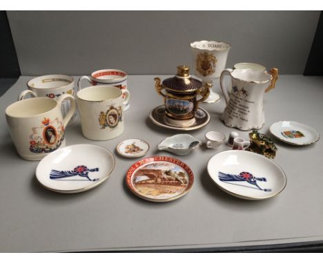 Quantity of assorted silver plate to include punch bowl, tray, a selection of plated flatware, 2 champagne buckets etc.