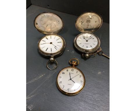 Longines 800 standard silver key wind pocket watch for the Turkish market, inscribed Nacib, K, Djezvedjian & Son, Constantino