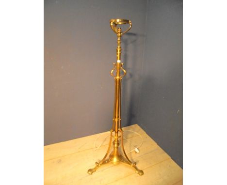 Brass rise and fall standard lamp,hanging lamp & wall light