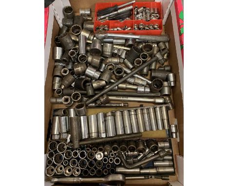 TOOLS - a large assortment of sockets, spanners ETC