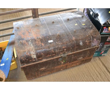 A metal trunk