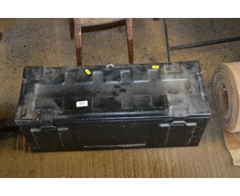 A metal box and contents of various tools