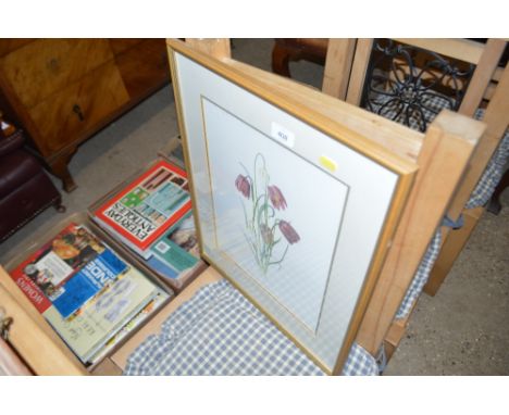 Rosemary Wise, pencil signed limited edition print of flowers