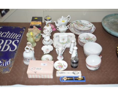 A quantity of various china to include a miniature Royal Doulton "Brambley Hedge" teaset; Aynsley "Wild Tudor" teapot with su