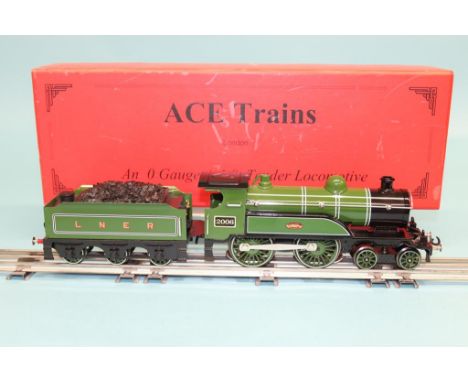 A boxed Ace Trains '0' gauge LNER 4-4-0, number 2006, locomotive and tender (Celebration Class)