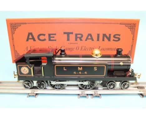 A boxed Ace Trains '0' gauge LMS 4-4-4 locomotive