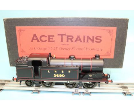 A boxed Ace Trains '0' gauge LNER 0-6-2T 'Gresley N2 class' locomotive, number 2690