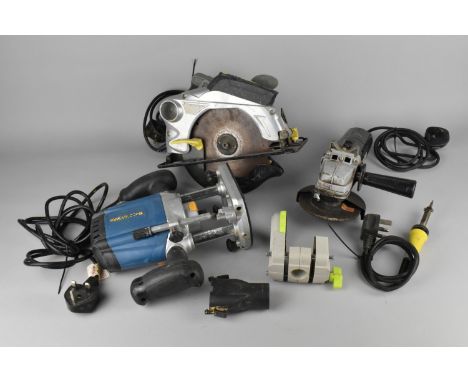 A Collection of Various Power Tools to Include Circular Saw etc