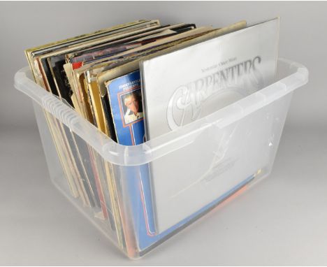 A Collection of Various Records to Include The Carpenters, Elton John, Abba, Elvis Presley, Compilations etc