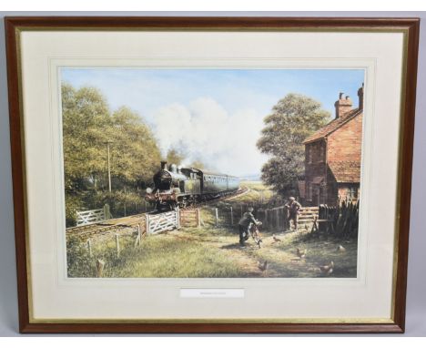 A Framed Don Breckon Print, "Morning Delivery", Subject 40x29cm