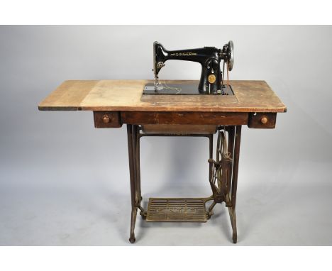 A Treadle Singer Sewing Machine