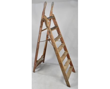 A Vintage Simplex Seven Step Step Ladder