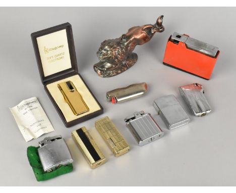 A Collection of Various Pocket and Table Lighters, (We Cannot Post This lot)