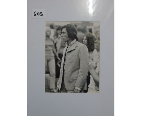 CHARLIE WATTS OF THE ROLLING STONES AT PLUMPTON RACES SUSSEX 1969