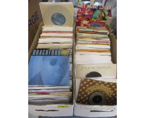 Two boxes of soul/R&amp;B/Dance 7 inch singles 