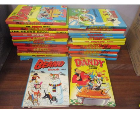 Victor, Dandy, Dennis the Menace, Beano and other annuals form the 1890's-1990'sLocation: SR 