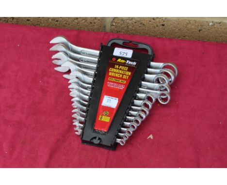 A 14 piece combination spanner&nbsp;&nbsp;