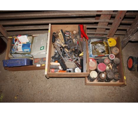 A quantity of various woodworking tools and accessories 