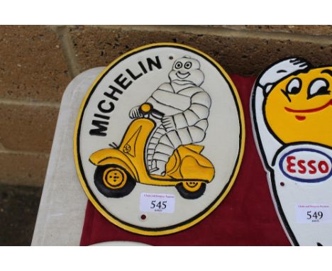 A "Michelin on Scooter" sign&nbsp;