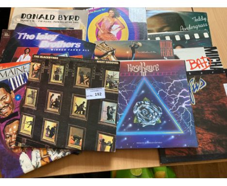 Records: Collection of Soul albums, including Isley Brothers, Players Association, Michael Jackson, etc.; (25).