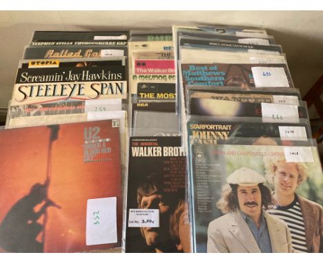 Records: Classic Rock albums including Rolling Stones, Steeleye Span, etc.; (27).