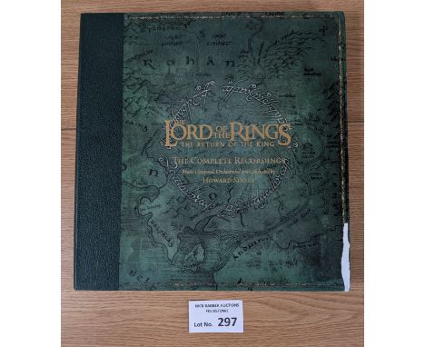 Records: Lord of the Rings The Return of the King: The Complete Recordings rare deluxe box set, 2018, 6xLP; damage to lower r