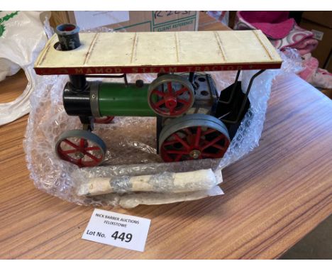 Diecast; Railways: Mamod steam engine; unboxed, in Fine condition.