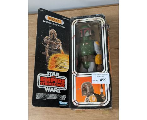 Diecast; Vintage Toys: Kenner Star Wars Boba Fett Large Size Action Figure within original box; box significantly damaged and