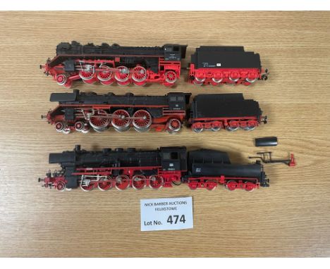 Diecast; Railway: 'HO' gauge models of steam engines; Marklin, Piko, and Fleischmann; all unboxed but unused, good conditions