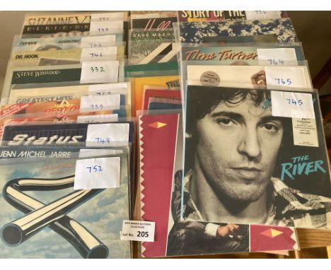 Records: Collection of albums including Rolling Stones, Bruce Springsteen, Dave Mason, etc.; (25).