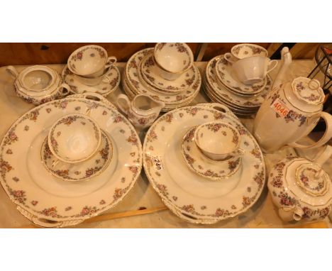 Large collection of vintage ceramic tea and dinnerware. Not available for in-house P&amp;P, contact Paul O'Hea at Mailboxes o