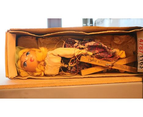 Boxed Pelham Dutch girl puppet. Not available for in-house P&amp;P, contact Paul O'Hea at Mailboxes on 01925 659133 