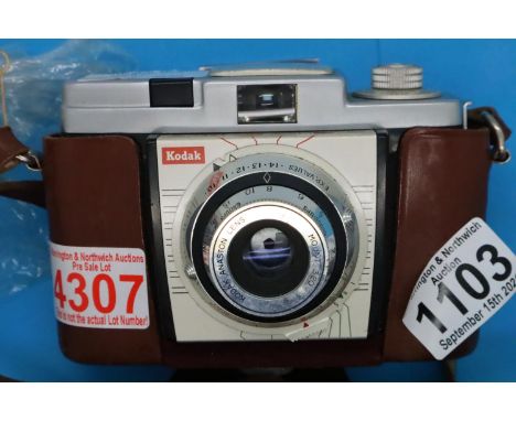 Vintage leather cased Kodak Colorsnap 35 camera. P&amp;P Group 1 (£14+VAT for the first lot and £1+VAT for subsequent lots) 