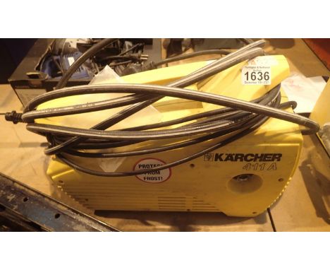 Karcher 411A jet washer. Not available for in-house P&P, contact Paul O'Hea at Mailboxes on 01925 659133Condition Report: All