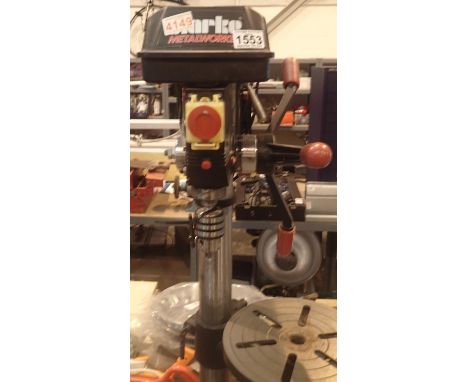 Clarke Metalworker bench-top pillar drill, model: CDP302B.  Not available for in-house P&P, contact Paul O'Hea at Mailboxes o
