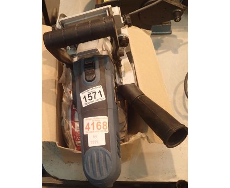 Erbauer 860w biscuit jointer model ERB372BJC with four bags of joining biscuits. Not available for in-house P&P, contact Paul