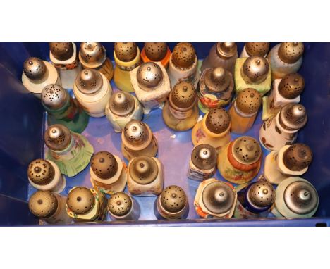 Box of vintage sugar casters. Not available for in-house P&amp;P, contact Paul O'Hea at Mailboxes on 01925 659133 