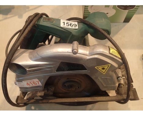 Wickes circular saw. Not available for in-house P&P, contact Paul O'Hea at Mailboxes on 01925 659133Condition Report: All ele
