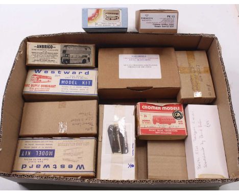 11 1:76 scale plastic/white metal and resin kits for public Transport Buses by various makers specific examples to include; W