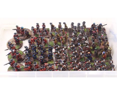 A collection of Augsburg 28mm scale white metal Spanish and Napoleon interest war gaming miniatures, all hand painted and bas