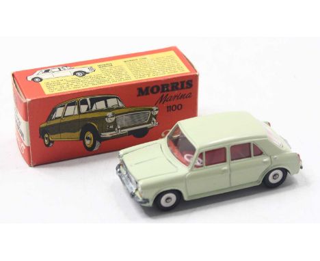 Tekno No.831 MG 1100 in Pale Green body with red interior and ivory wheel, housed in a pictorial card box (E-NM,BVG)