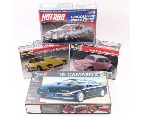 REVELL 1.24/1.25 scale Street Machine/Concept kits, 7546 1988 Lincoln Continental 2.dr LSC Pro Street ‘Hot Rod’ 1990 issue, 7