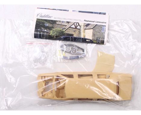 ALL AMERICAN BODIES/U.S.A 1.25 scale Resin kit (Very Limited issue), 1994 Cadillac Fleetwood Brougham Limousine inc Body, Ope