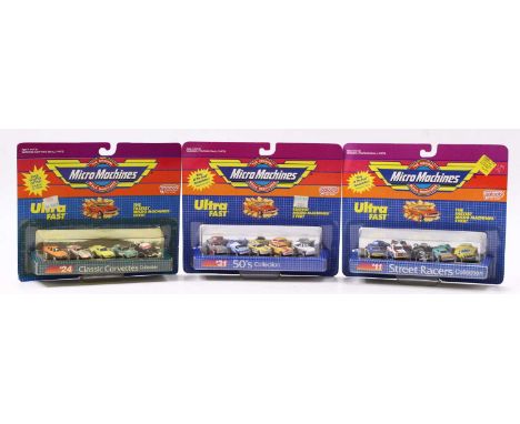 Galoob Micro Machine Scale Miniature Sets, 1st issue Mid-Late 1980’s, #11 Street Racers collection (5 cars) inc MG-TF &amp; ‘