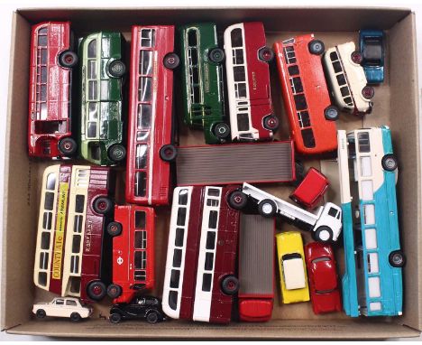 Quantity of kit built 1:76 scale and other white metal/ resin and plastic busses specific examples to include; London Transpo