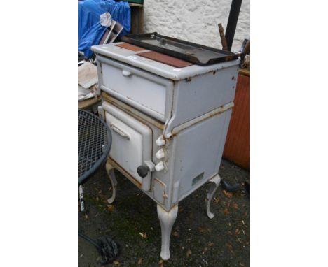 A vintage Jackson freestanding oven with enamelled surfaces - for decorative use only