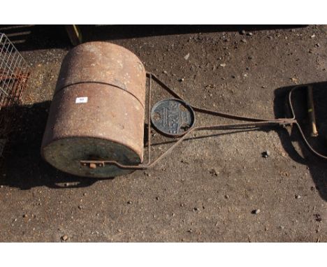 An Ironcrete garden roller AF