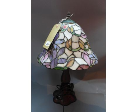 A Tiffany style table lamp, H:46cm