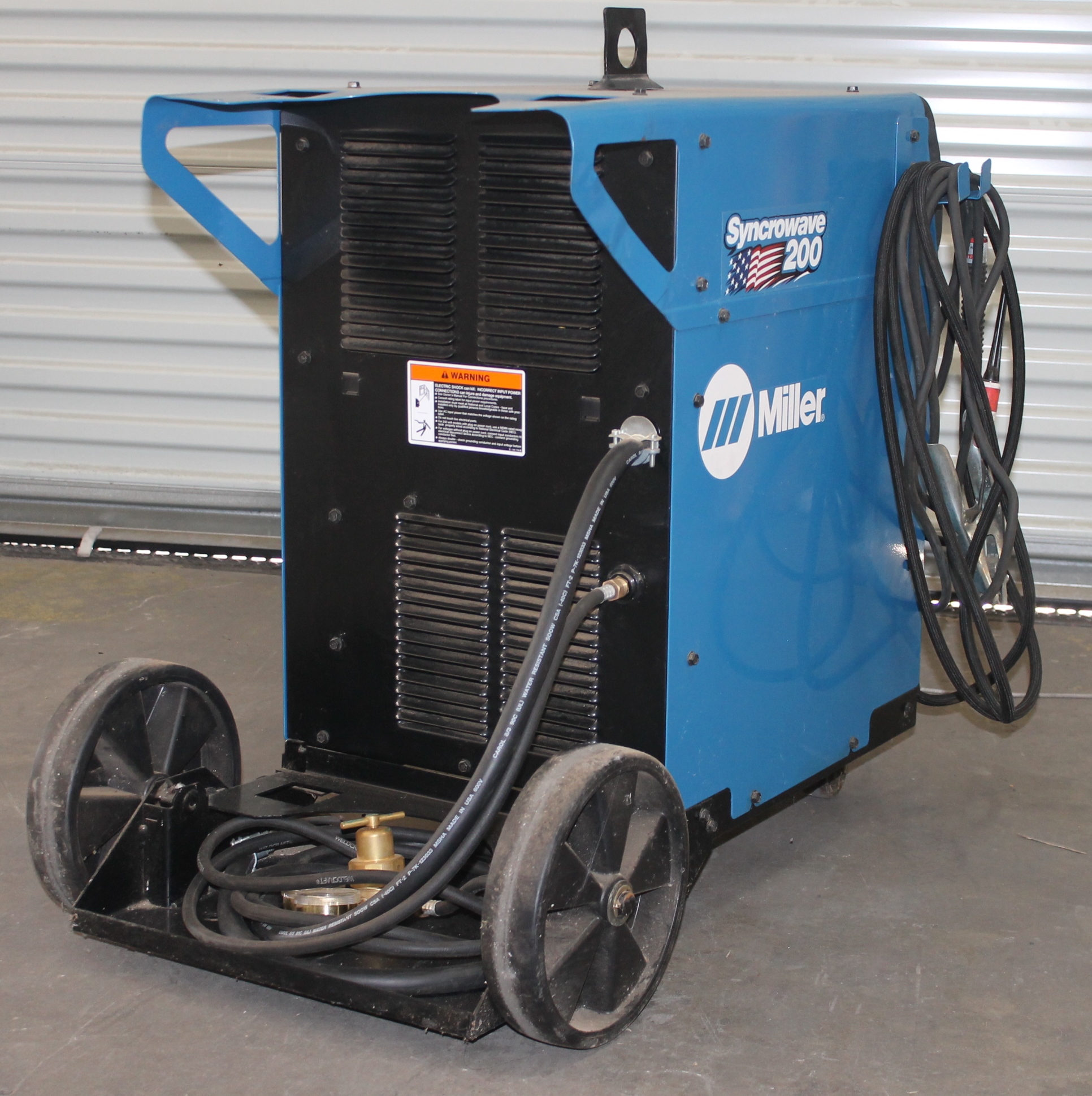 MILLER SYNCROWAVE 200 TIG/STICK WELDER, MODEL: SYNCROWAVE 200, INPUT ...